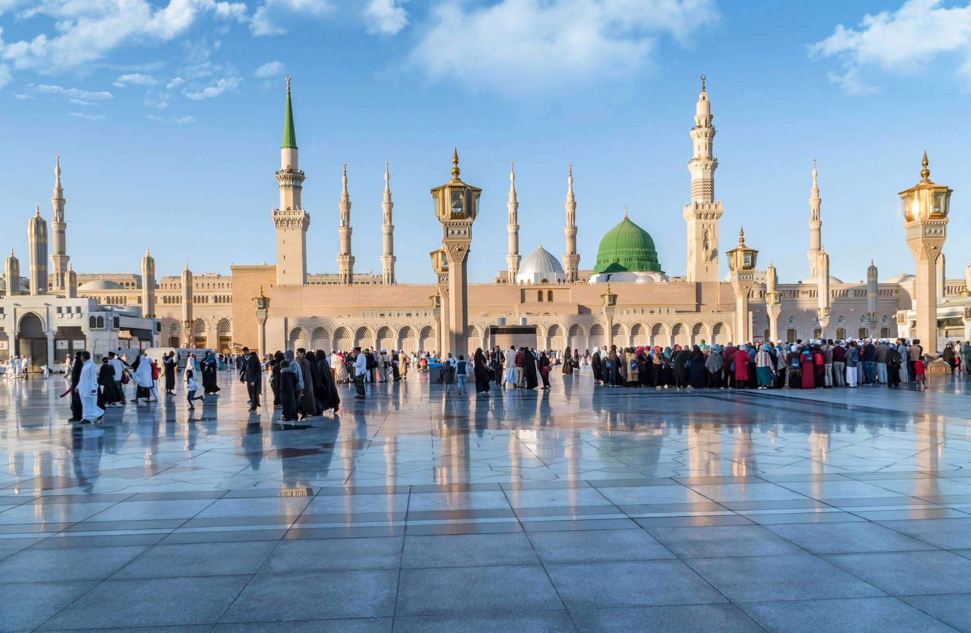 Masjid-e-Nabvi in Madinah